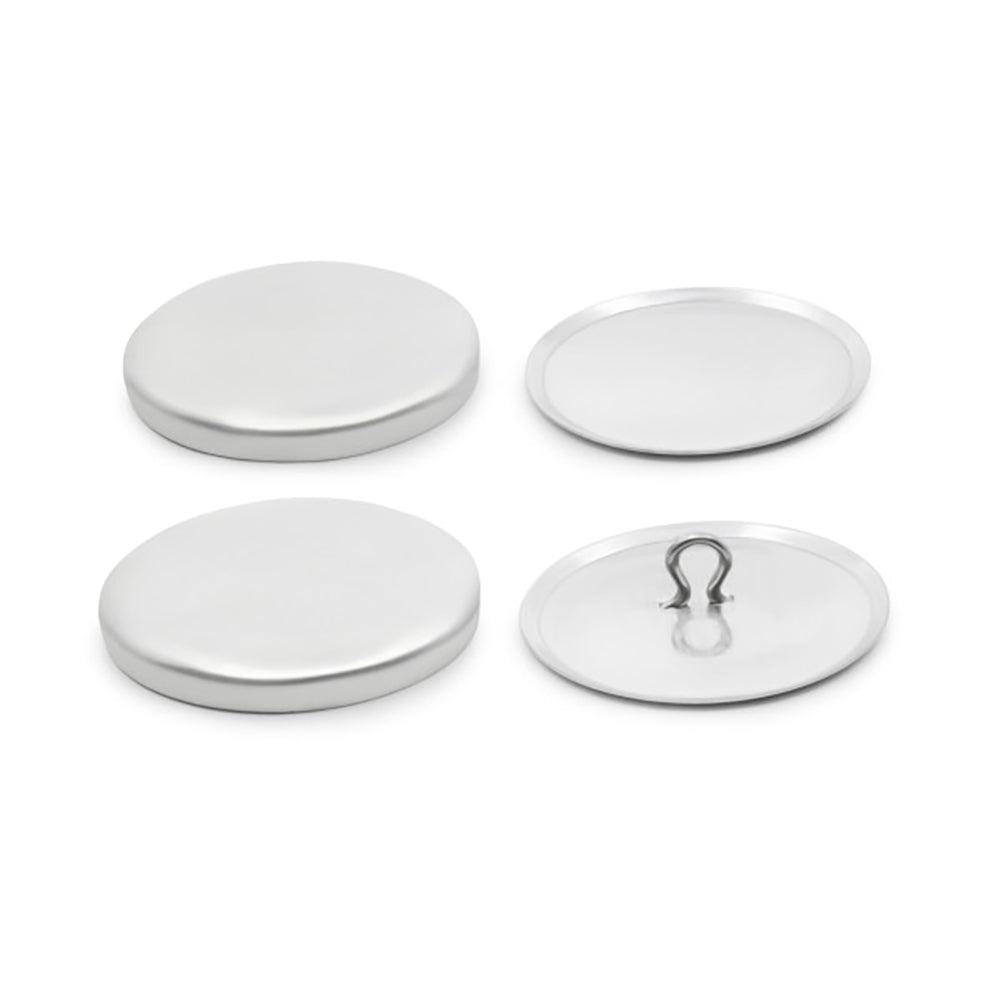Dritz Craft Cover Button Kit - Nickel - 1.125", 10 Sets