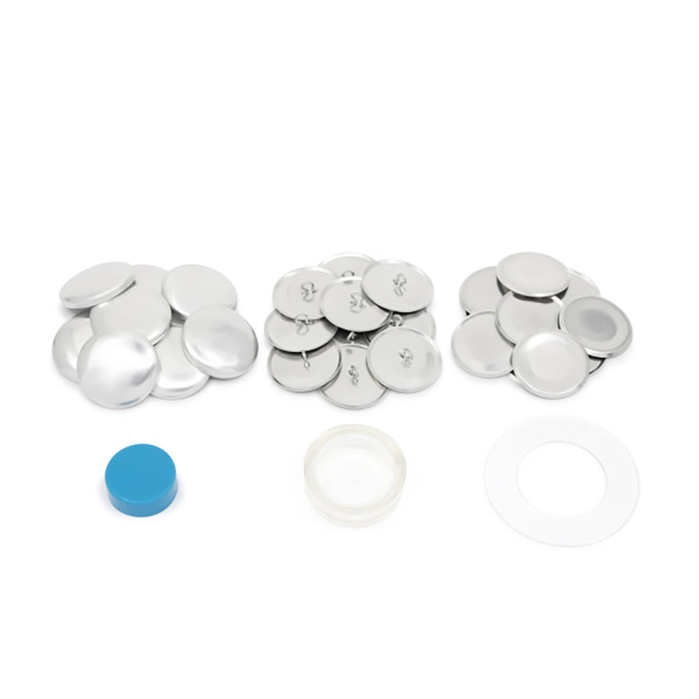 Dritz Craft Cover Button Kit - Nickel - 1.125", 10 Sets