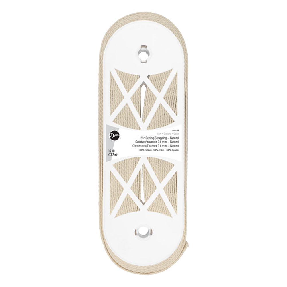Dritz Cotton Belting/Strapping - Natural - 1.25" x 15yds Dritz Cotton Belting/Strapping - Natural - 1.25" x 15yds
