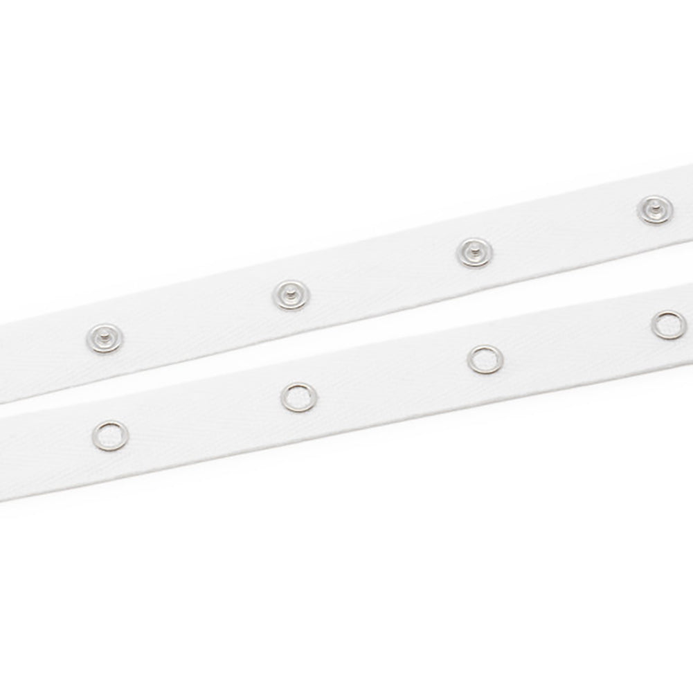 Dritz Snap Tape with Metal Snaps - White - 8yds Dritz Snap Tape with Metal Snaps - White - 8yds