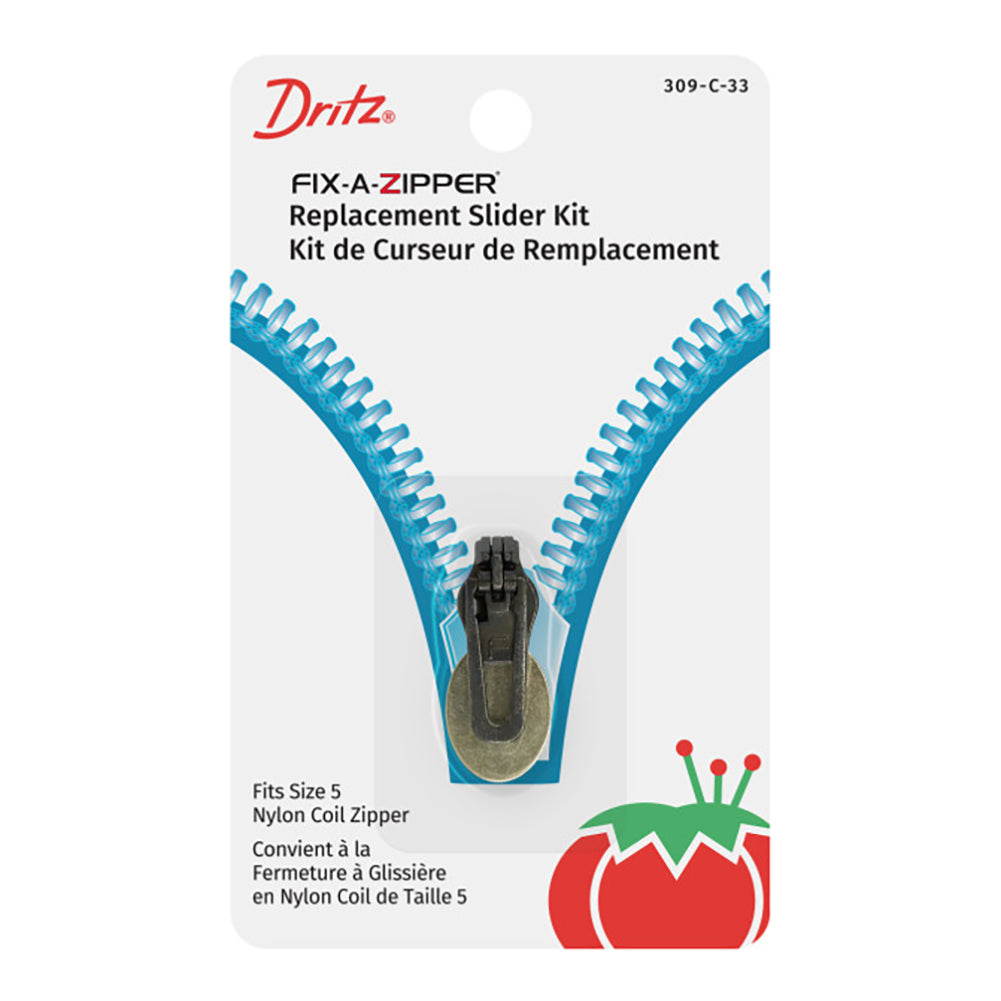 Dritz Fix-A-Zipper Replacement Slider Kit - Coil Dritz Fix-A-Zipper Replacement Slider Kit - Coil