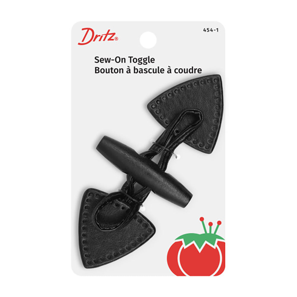 Dritz Sew-On Toggle - Black Dritz Sew-On Toggle - Black
