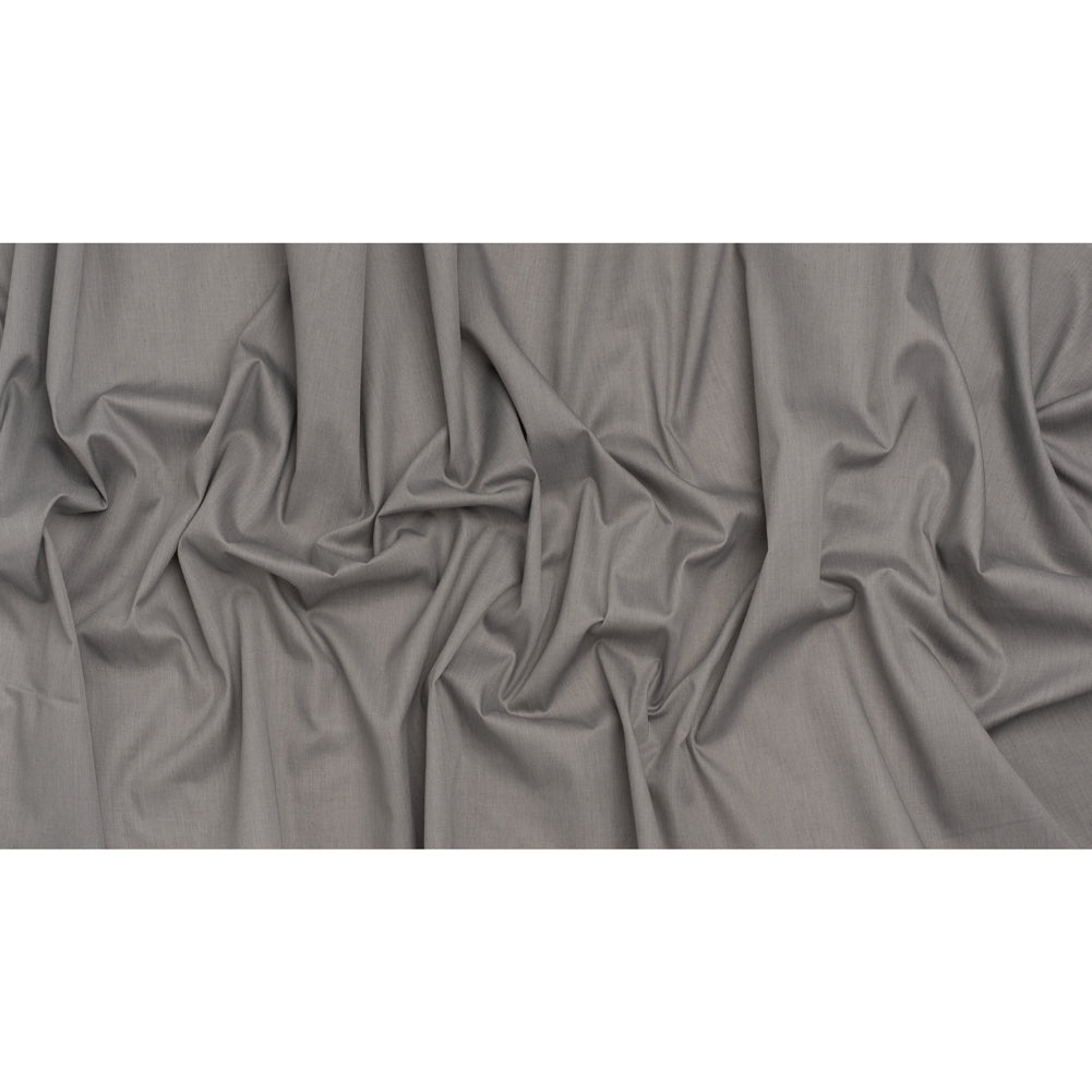 Polyester and Cotton Shirting - Heathered Gray - Deadstock - Full Polyester and Cotton Shirting - Heathered Gray - Deadstock - Full