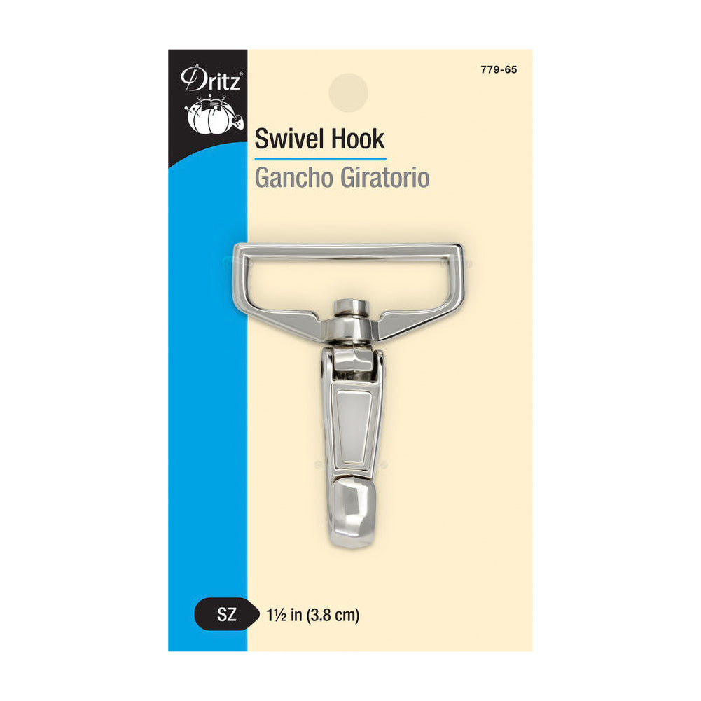 Dritz Swivel Hook - Nickel - 1.5" Dritz Swivel Hook - Nickel - 1.5"