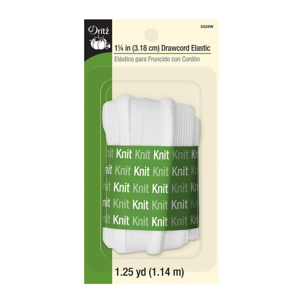 Dritz Drawcord Elastic - White - 1.25" x 1.25 yds Dritz Drawcord Elastic - White - 1.25" x 1.25 yds