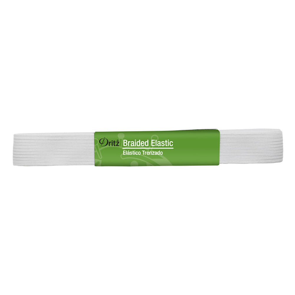 Dritz Braided Elastic - White - 0.75" x 3yds Dritz Braided Elastic - White - 0.75" x 3yds