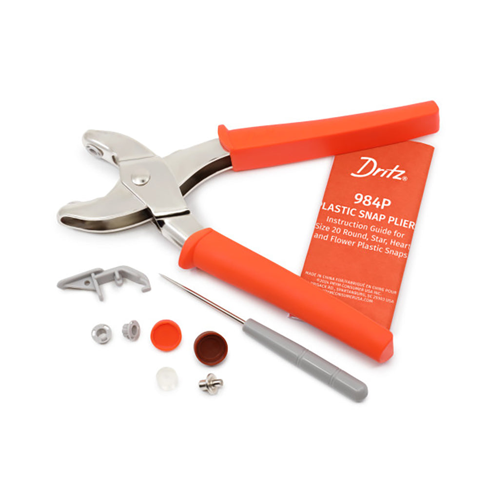 Dritz Plastic Snap Pliers Kit - Orange Folded Dritz Plastic Snap Pliers Kit - Orange Folded