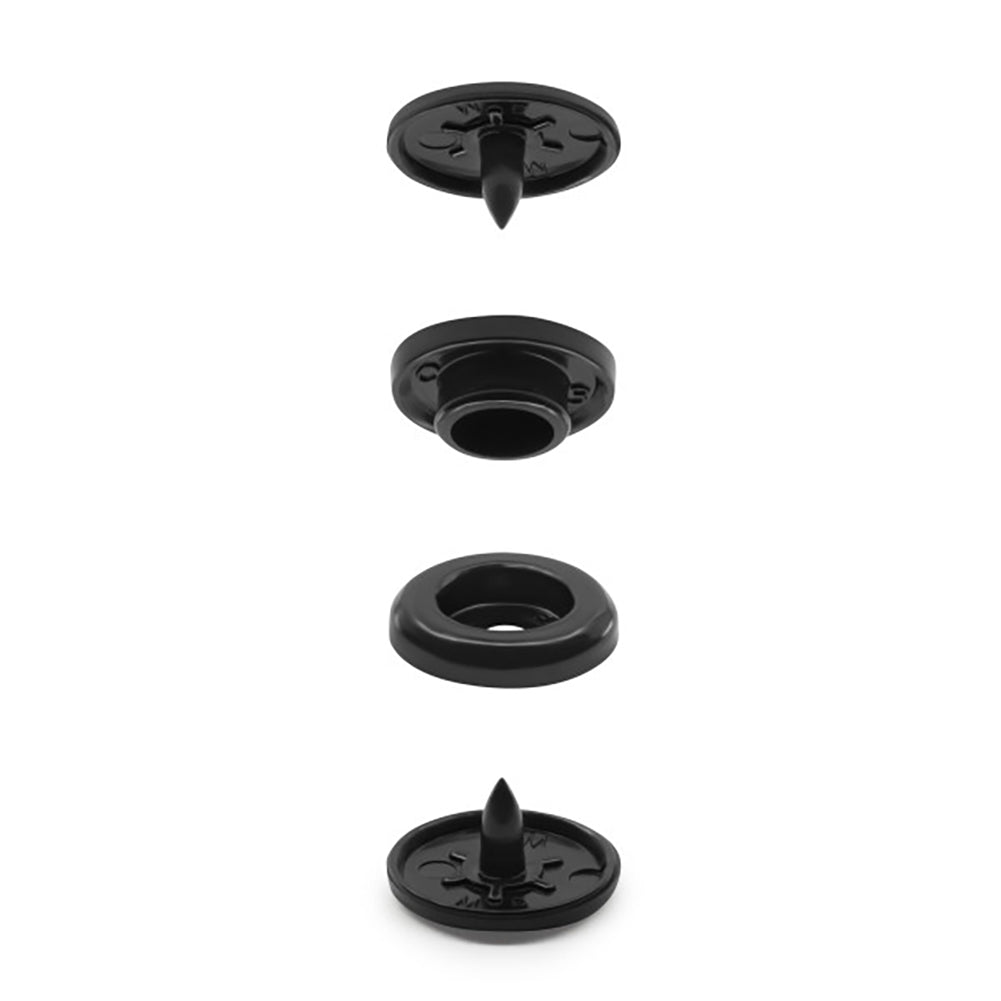 Dritz Plastic Round Snaps - Black - 0.5", 12 SETS Dritz Plastic Round Snaps - Black - 0.5", 12 SETS