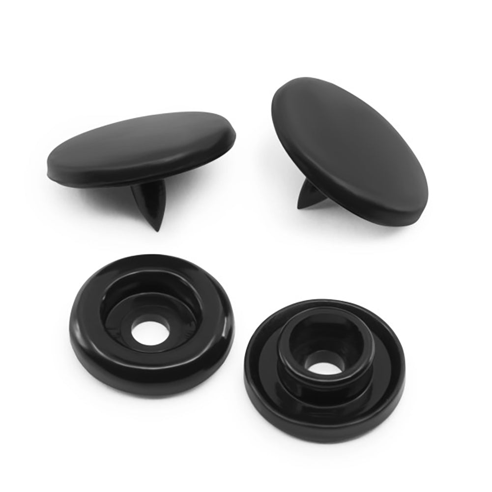 Dritz Plastic Round Snaps - Black - 0.5", 12 SETS Dritz Plastic Round Snaps - Black - 0.5", 12 SETS