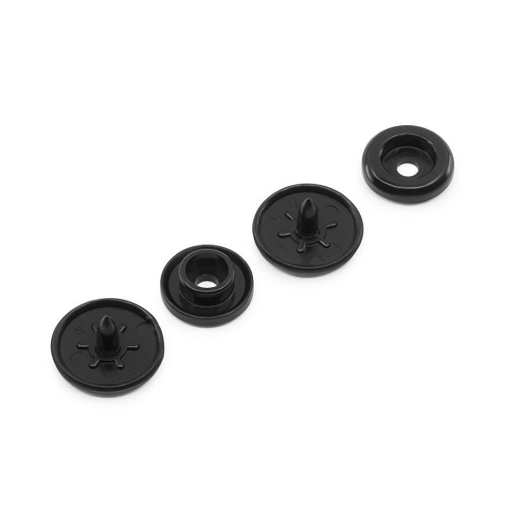 Dritz Plastic Round Snaps - Black - 0.5", 12 SETS Dritz Plastic Round Snaps - Black - 0.5", 12 SETS