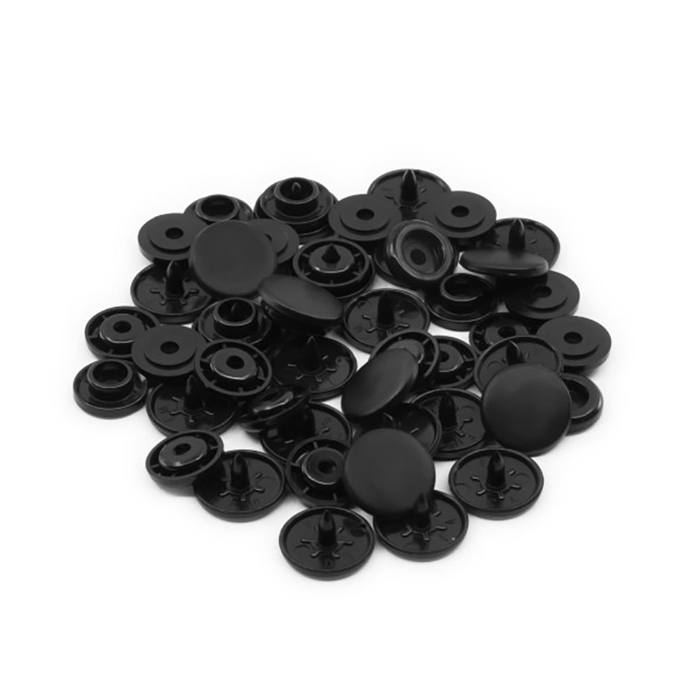Dritz Plastic Round Snaps - Black - 0.5", 12 SETS Dritz Plastic Round Snaps - Black - 0.5", 12 SETS