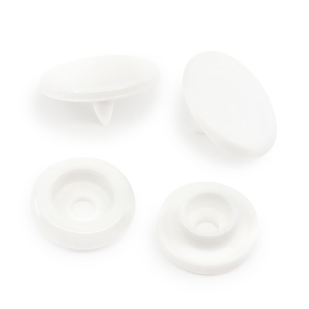 Dritz Plastic Round Snaps - White - 0.5", 12 SETS Dritz Plastic Round Snaps - White - 0.5", 12 SETS
