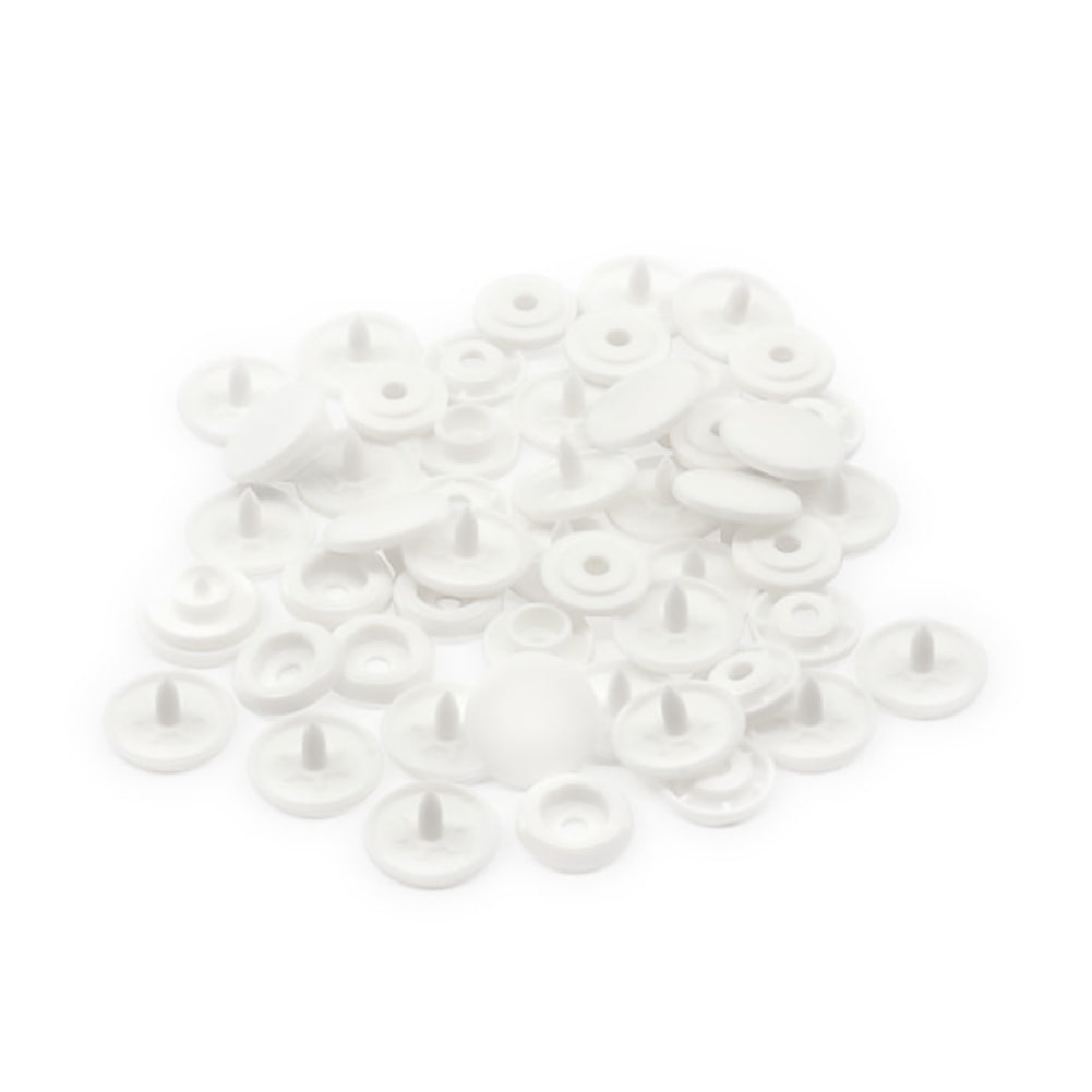 Dritz Plastic Round Snaps - White - 0.5", 12 SETS Dritz Plastic Round Snaps - White - 0.5", 12 SETS