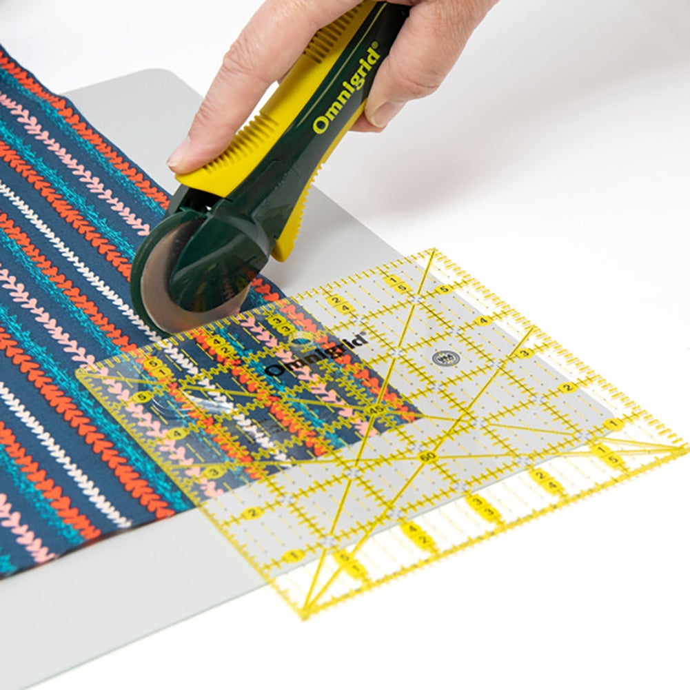 Omnigrid Square Ruler Template - 6" x 6" - Folded Omnigrid Square Ruler Template - 6" x 6" - Folded