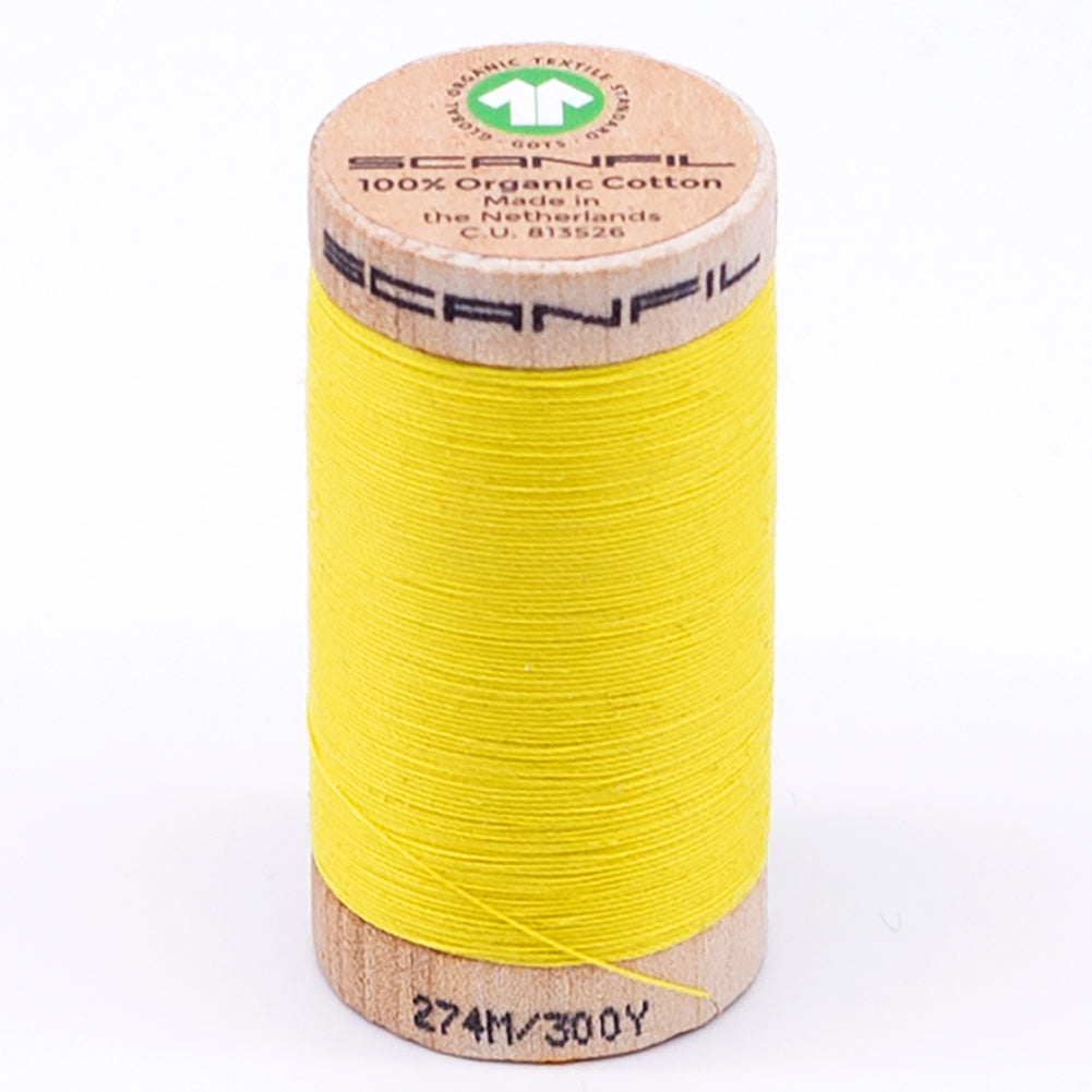 SCANFIL® 30wt Organic Pima Cotton Thread 300 yds - 4803 Illuminating SCANFIL® 30wt Organic Pima Cotton Thread 300 yds - 4803 Illuminating