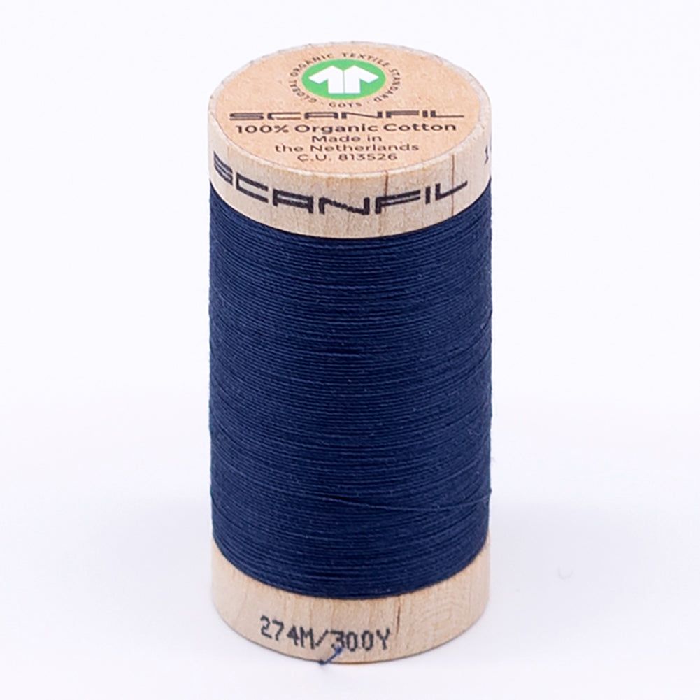 SCANFIL® 30wt Organic Pima Cotton Thread 300 yds - 4815 Poseidon SCANFIL® 30wt Organic Pima Cotton Thread 300 yds - 4815 Poseidon