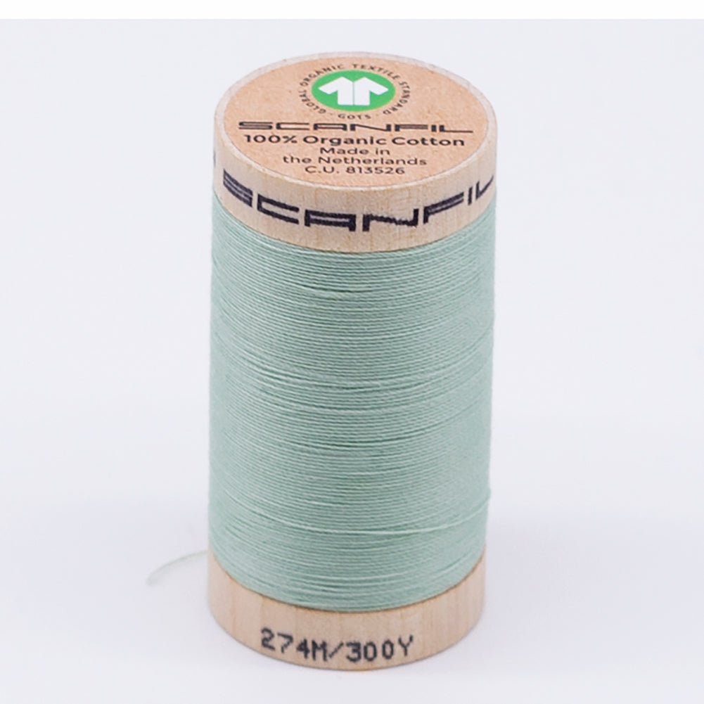 SCANFIL® 30wt Organic Pima Cotton Thread 300 yds - 4820 Spray SCANFIL® 30wt Organic Pima Cotton Thread 300 yds - 4820 Spray