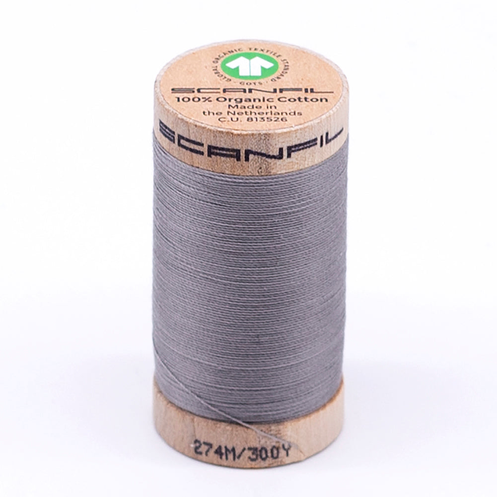 SCANFIL® 30wt Organic Pima Cotton Thread 300 yds - 4832 Limestone SCANFIL® 30wt Organic Pima Cotton Thread 300 yds - 4832 Limestone