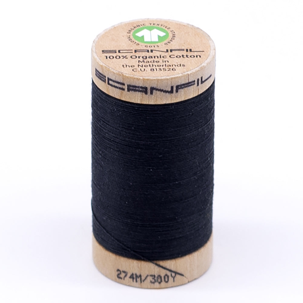 SCANFIL® 30wt Organic Pima Cotton Thread 300 yds - 4833 Vulcanic Ash SCANFIL® 30wt Organic Pima Cotton Thread 300 yds - 4833 Vulcanic Ash