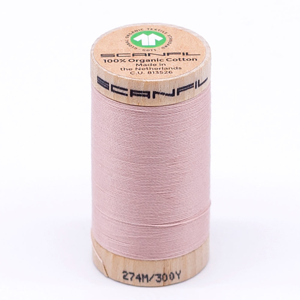 SCANFIL® 30wt Organic Pima Cotton Thread 300 yds - 4842 Rose Smoke SCANFIL® 30wt Organic Pima Cotton Thread 300 yds - 4842 Rose Smoke