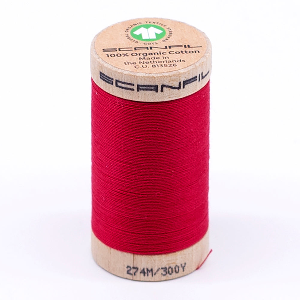 SCANFIL® 30wt Organic Pima Cotton Thread 300 yds - 4849 Watermelon SCANFIL® 30wt Organic Pima Cotton Thread 300 yds - 4849 Watermelon