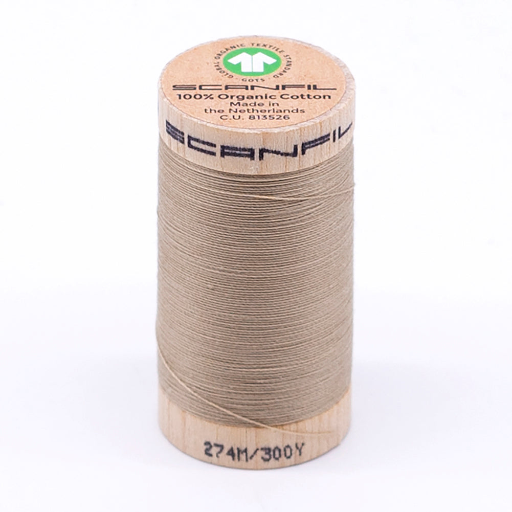 SCANFIL® 30wt Organic Pima Cotton Thread 300 yds - 4853 Safari SCANFIL® 30wt Organic Pima Cotton Thread 300 yds - 4853 Safari
