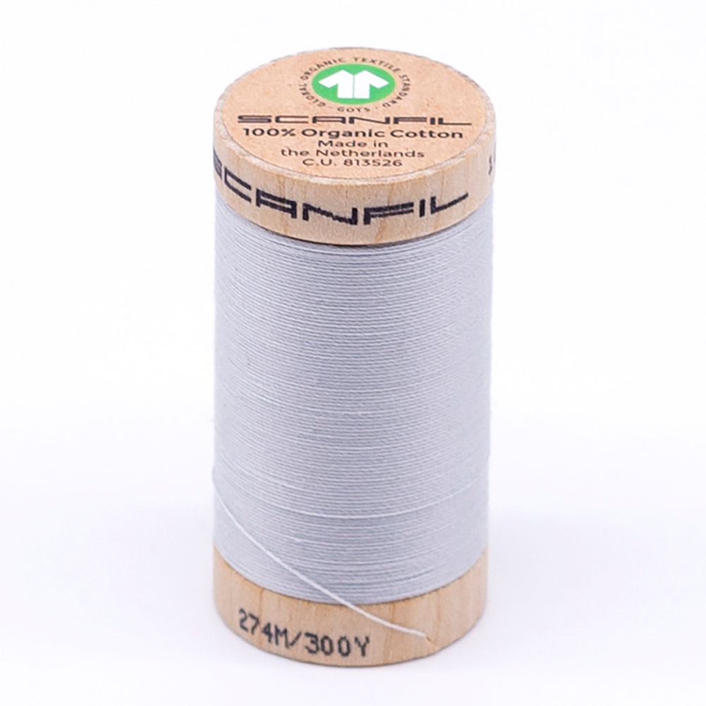 SCANFIL® 30wt Organic Pima Cotton Thread 300 yds - 4855 Oyster Mushroom SCANFIL® 30wt Organic Pima Cotton Thread 300 yds - 4855 Oyster Mushroom