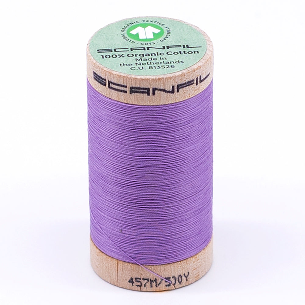 SCANFIL® 50wt Organic Pima Cotton Thread 500 yds - 4812 Regal Orchid SCANFIL® 50wt Organic Pima Cotton Thread 500 yds - 4812 Regal Orchid