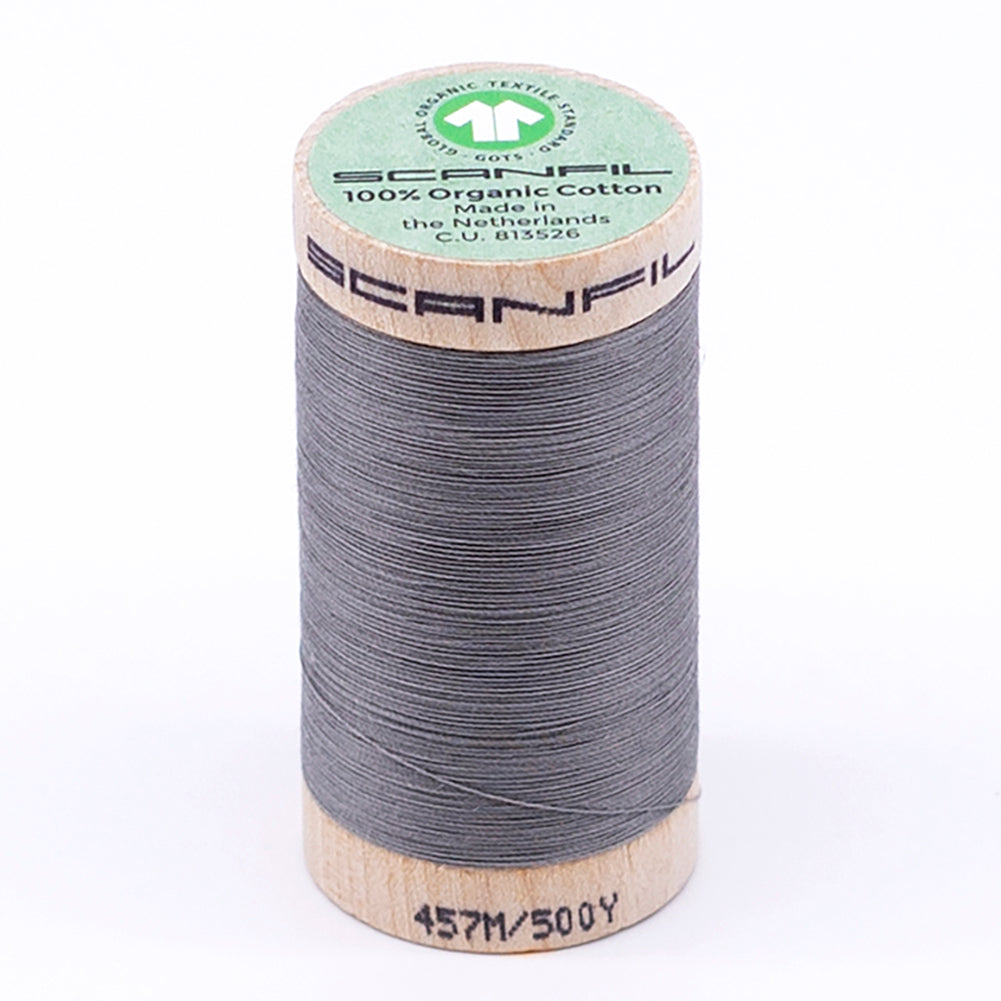 SCANFIL® 50wt Organic Pima Cotton Thread 500 yds - 4832 Limestone SCANFIL® 50wt Organic Pima Cotton Thread 500 yds - 4832 Limestone