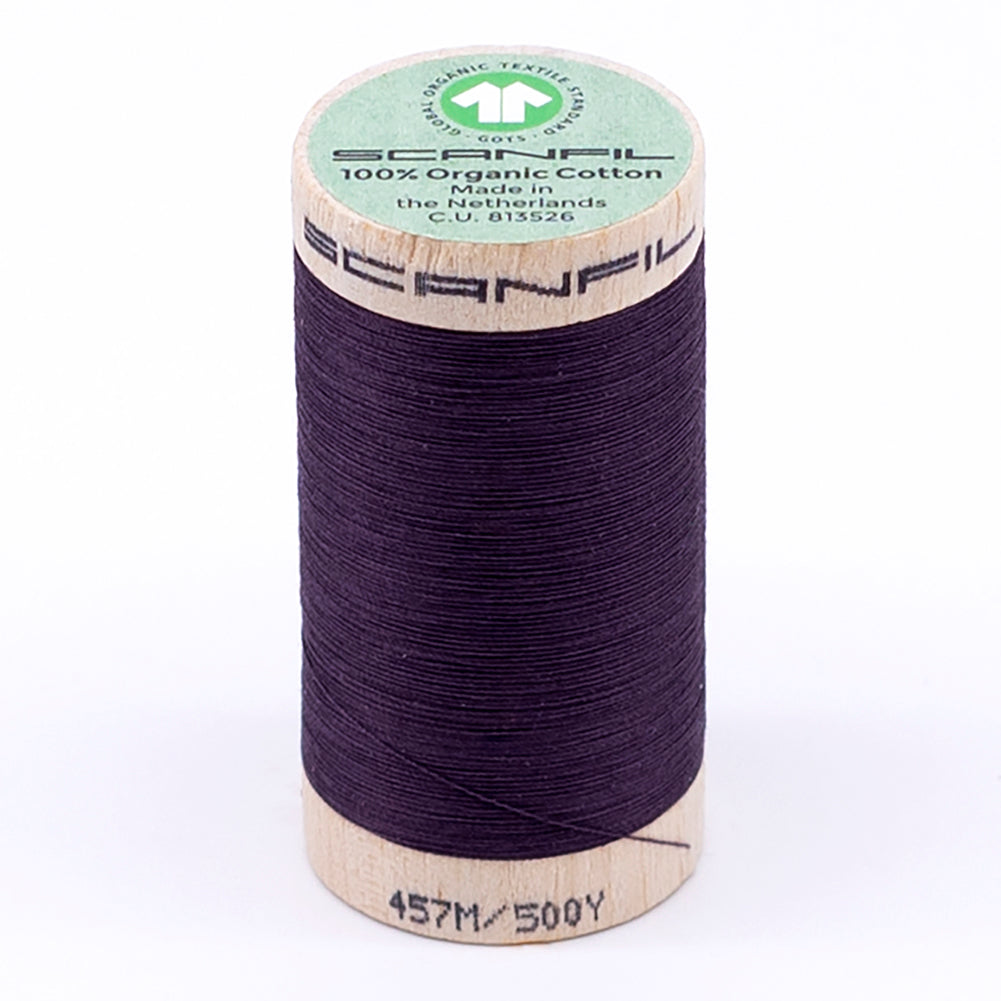 SCANFIL® 50wt Organic Pima Cotton Thread 500 yds - 4845 Plum Perfect SCANFIL® 50wt Organic Pima Cotton Thread 500 yds - 4845 Plum Perfect