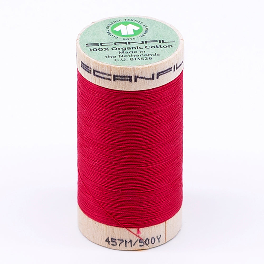 SCANFIL® 50wt Organic Pima Cotton Thread 500 yds - 4849 Watermelon SCANFIL® 50wt Organic Pima Cotton Thread 500 yds - 4849 Watermelon