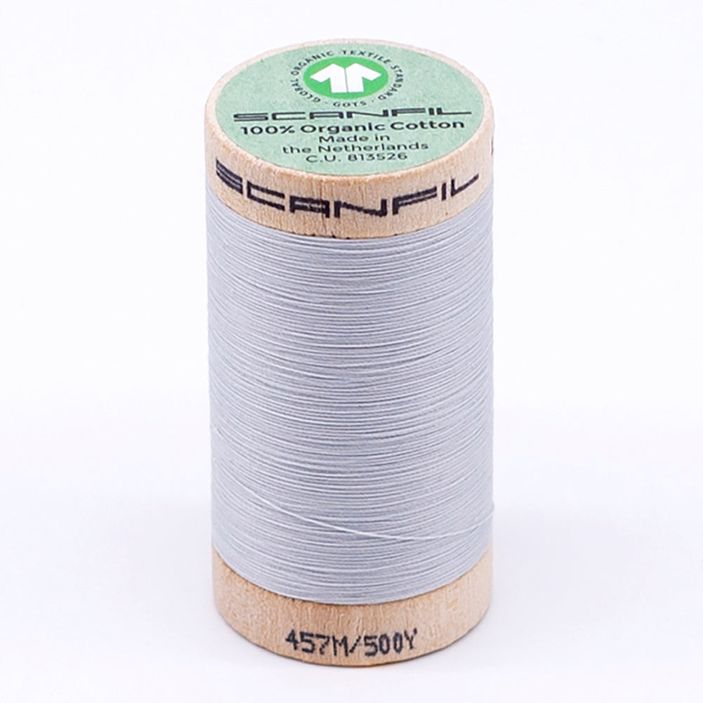 SCANFIL® 50wt Organic Pima Cotton Thread 500 yds - 4855 Oyster Mushroom SCANFIL® 50wt Organic Pima Cotton Thread 500 yds - 4855 Oyster Mushroom