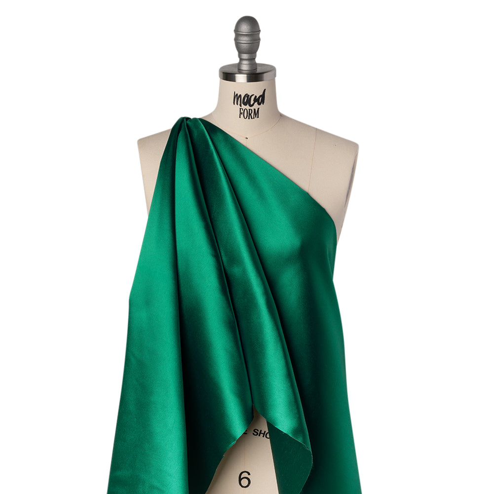 Polyester and Cotton Zibeline - Hunter Green Folded Polyester and Cotton Zibeline - Hunter Green Folded