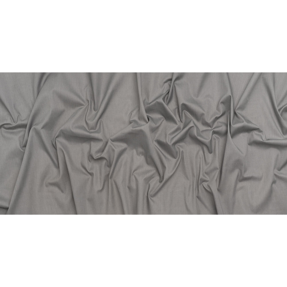 Cotton Twill Chambray Shirting - Gray - Deadstock Cotton Twill Chambray Shirting - Gray - Deadstock