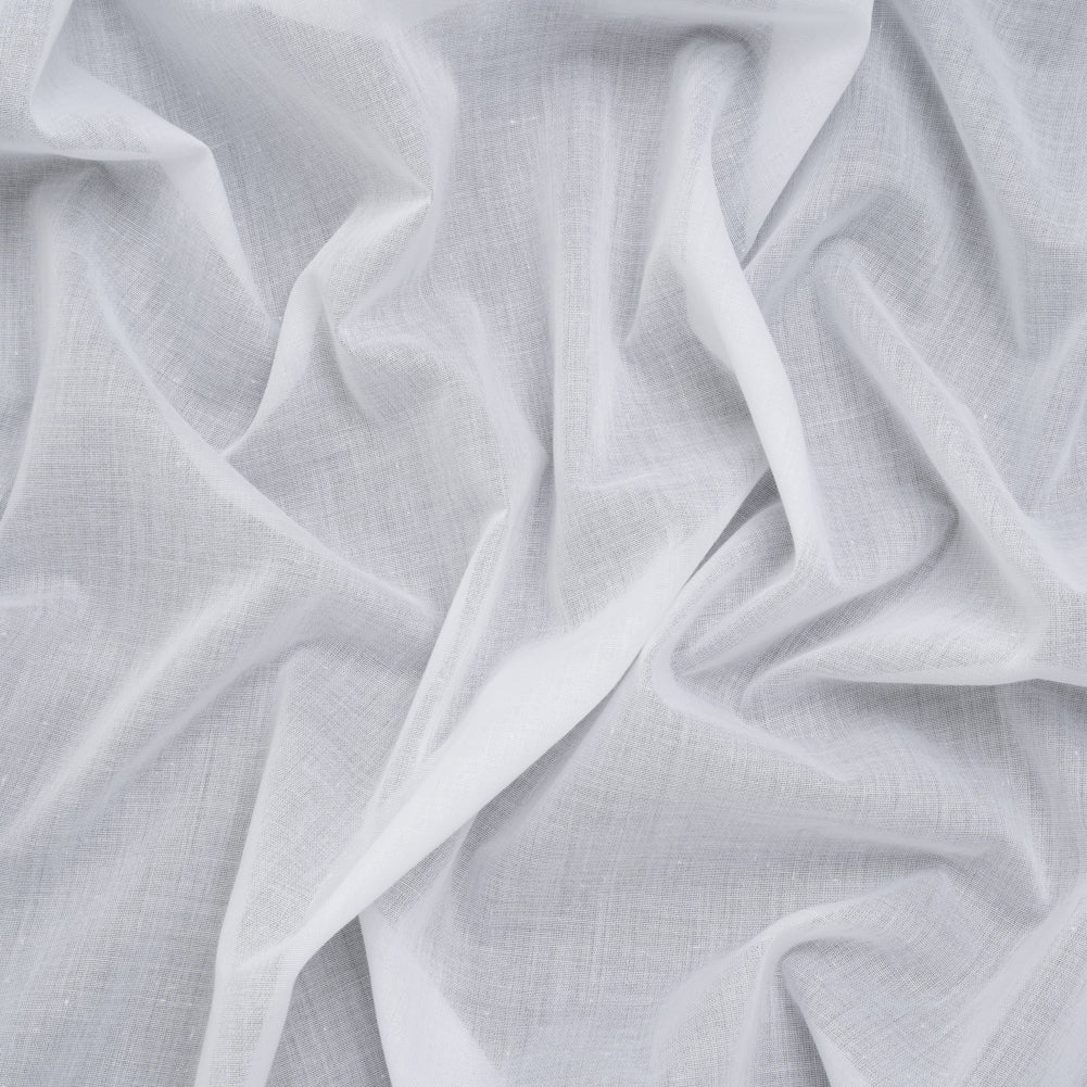 Lightweight Cotton Fusible Woven Interlining - White - Deadstock Lightweight Cotton Fusible Woven Interlining - White - Deadstock