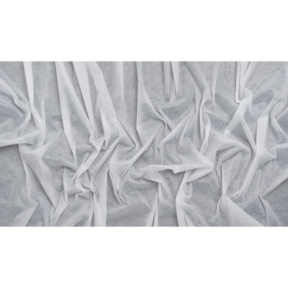 Non-Woven Fusible Interlining with Reinforced Threading - White - Deadstock - Full Non-Woven Fusible Interlining with Reinforced Threading - White - Deadstock - Full