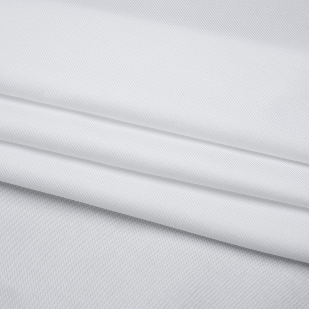 Cotton Twill Shirting - Lucent White - Deadstock Cotton Twill Shirting - Lucent White - Deadstock