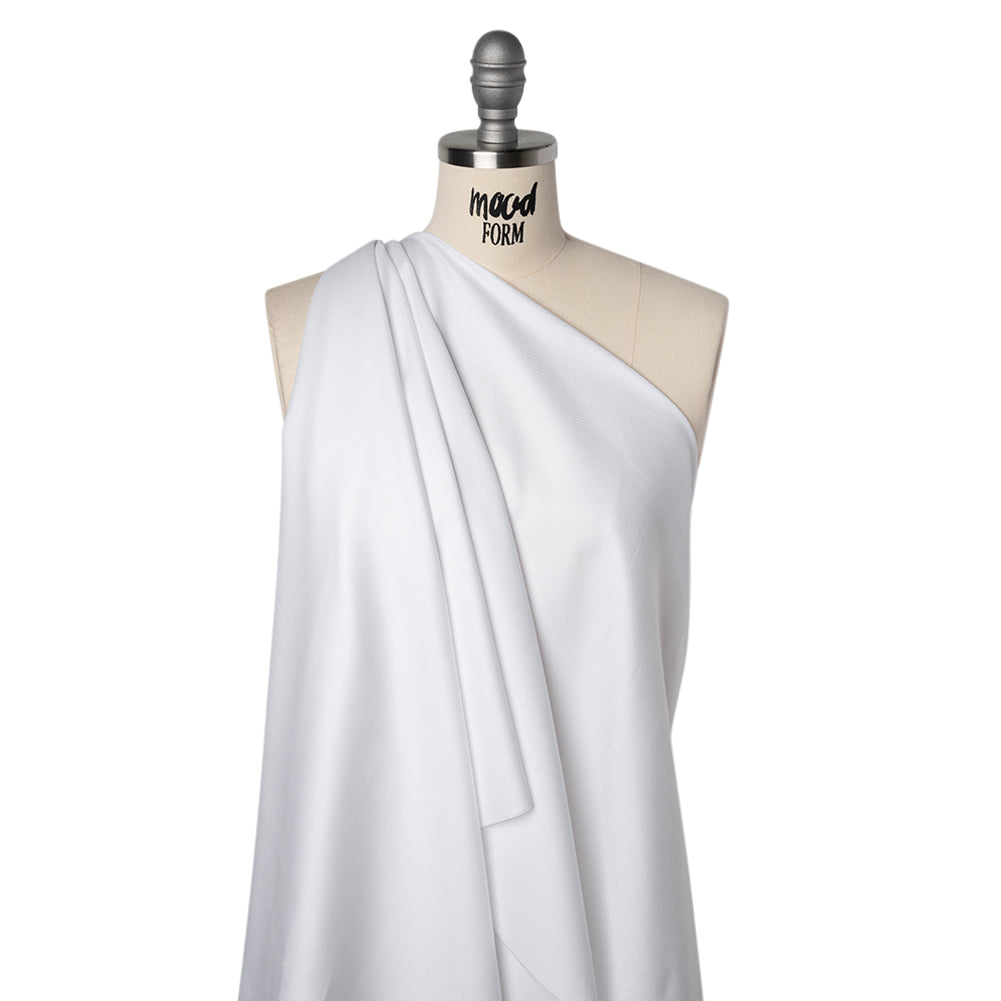 Cotton Twill Shirting - Lucent White - Deadstock Cotton Twill Shirting - Lucent White - Deadstock