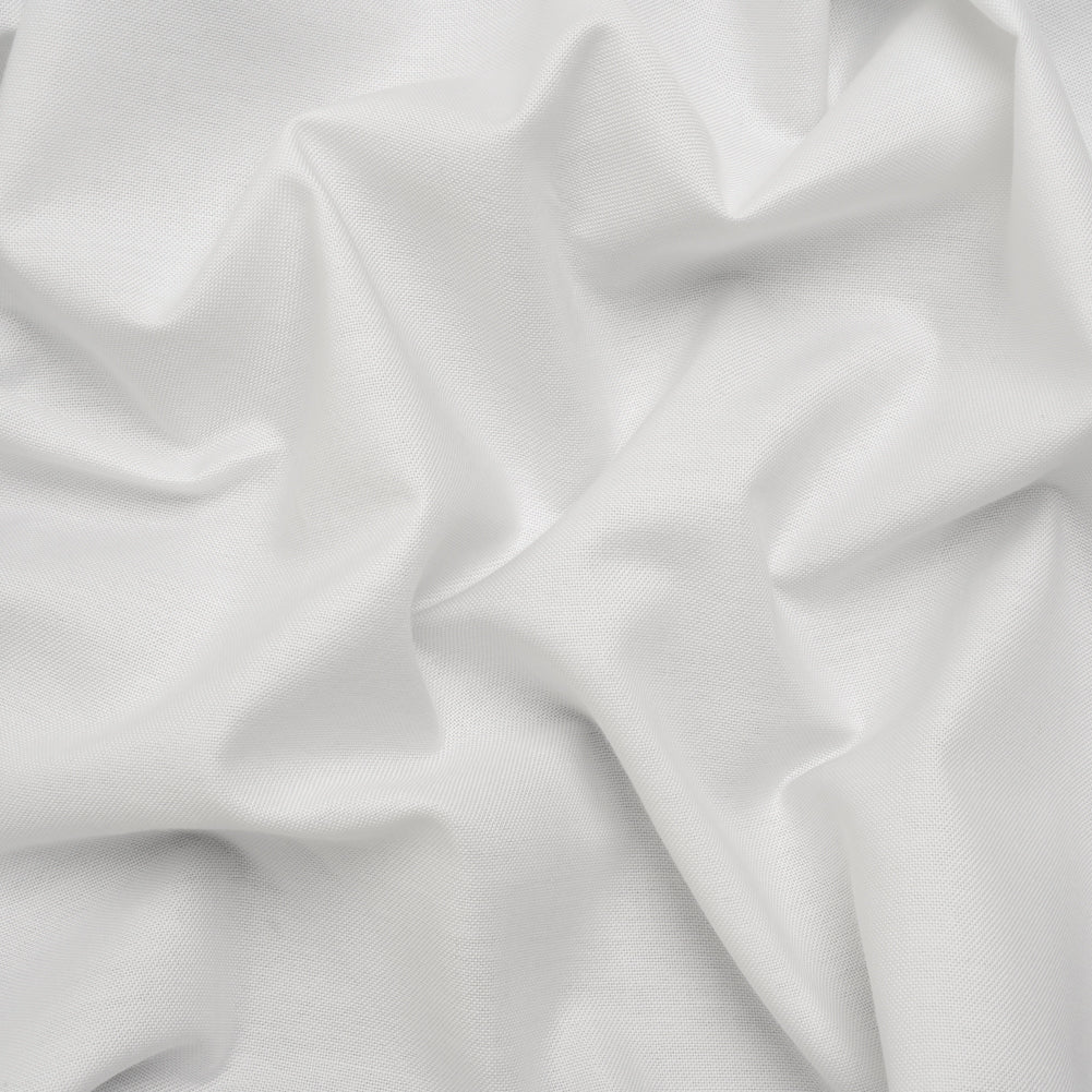 Textured Cotton Woven Shirting - Ivory - Deadstock Textured Cotton Woven Shirting - Ivory - Deadstock