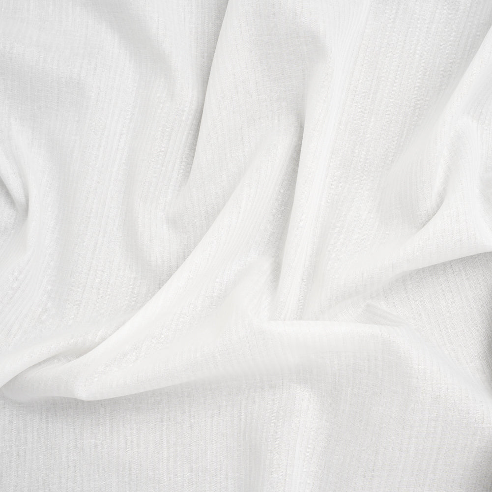 Cotton Herringbone Twill - White - Deadstock Cotton Herringbone Twill - White - Deadstock