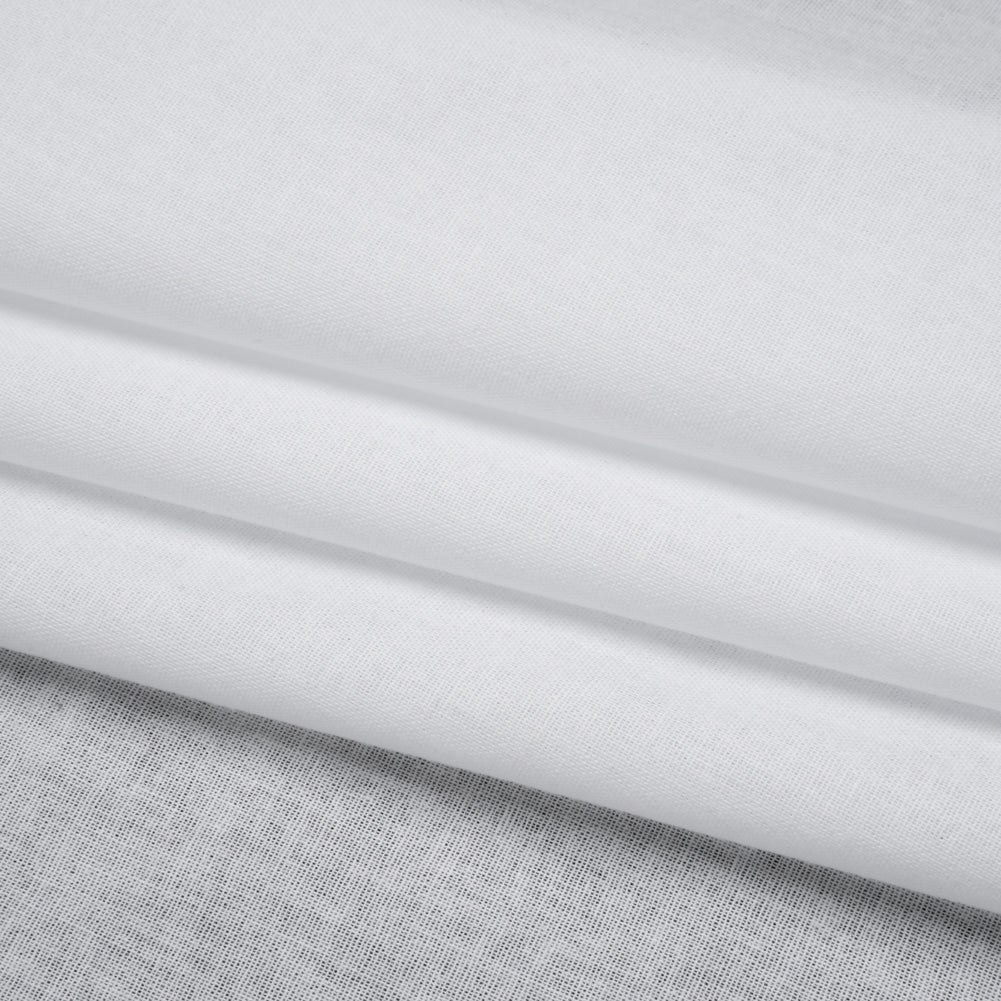 Soft Woven Fusible Interlining - White - Deadstock Folded Soft Woven Fusible Interlining - White - Deadstock Folded