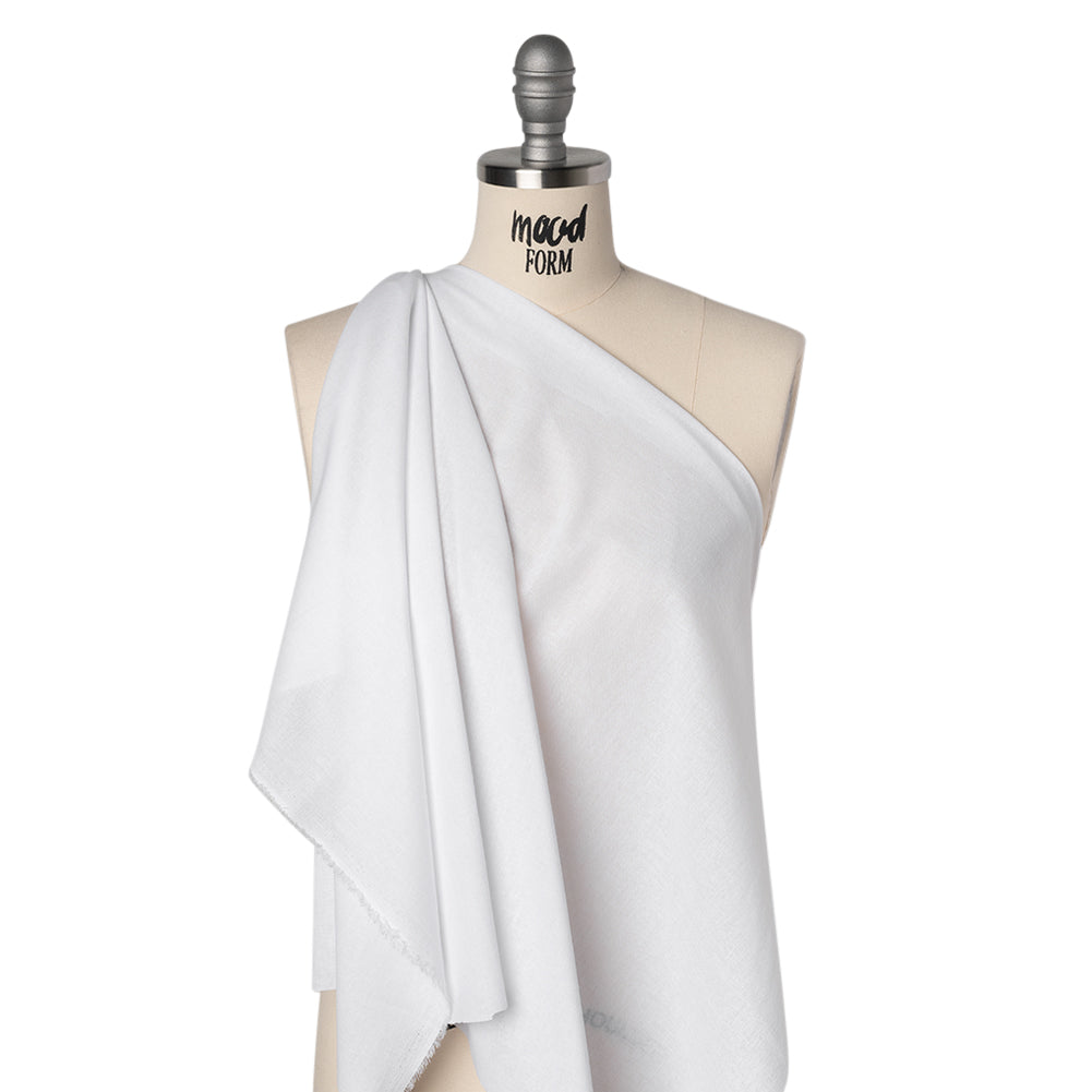 Soft Woven Fusible Interlining - White - Deadstock Drape Soft Woven Fusible Interlining - White - Deadstock Drape