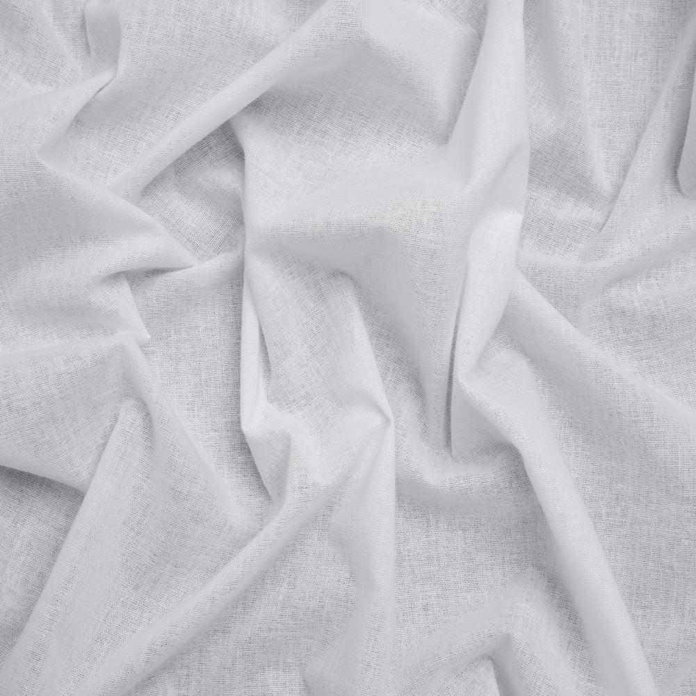 Soft Woven Fusible Interlining - White - Deadstock Soft Woven Fusible Interlining - White - Deadstock