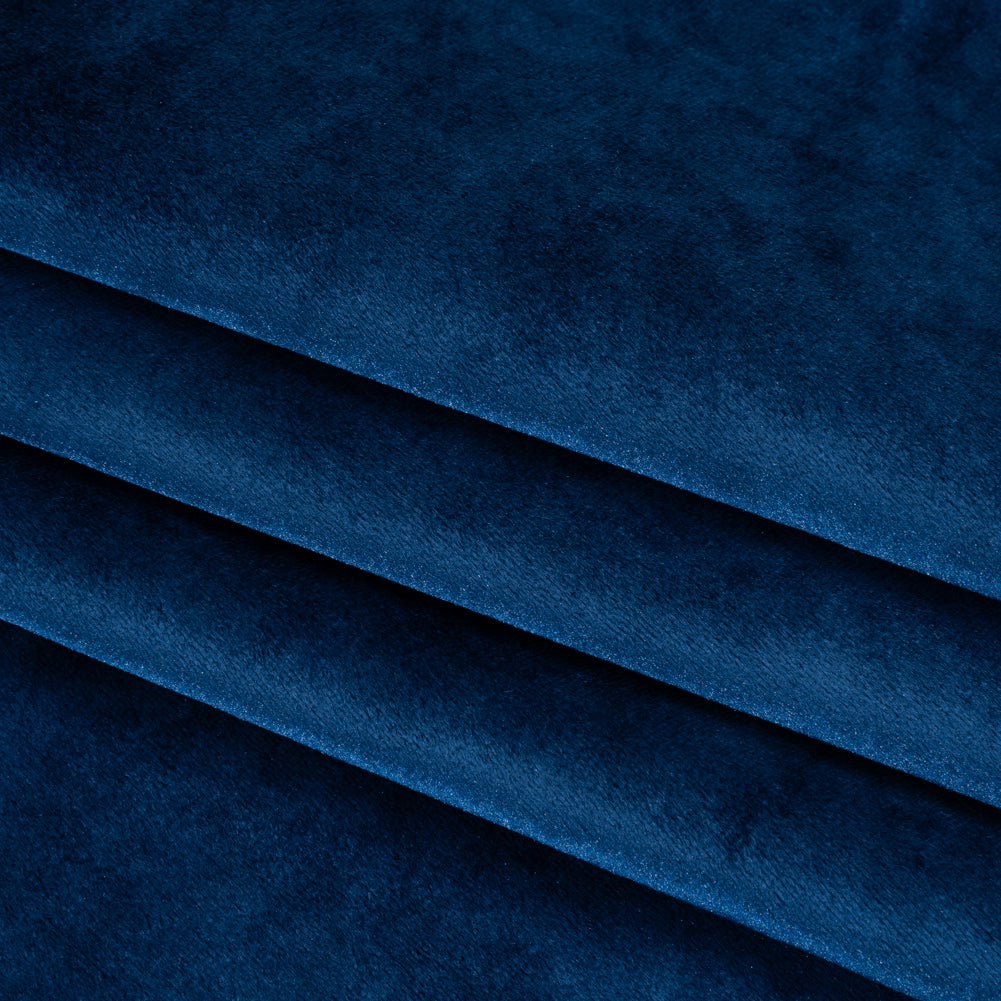 Polyester Velvet - Bright Blue - Helene Collection Polyester Velvet - Bright Blue - Helene Collection