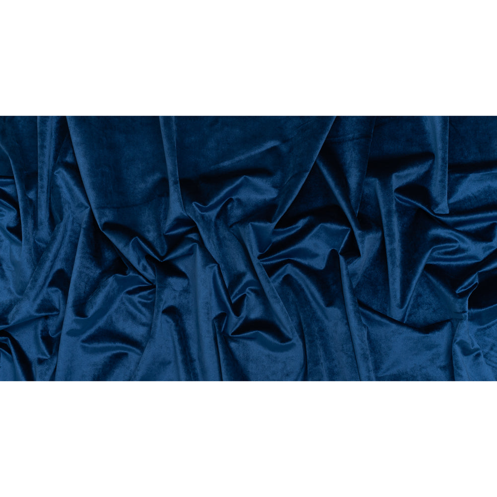 Polyester Velvet - Bright Blue - Helene Collection Polyester Velvet - Bright Blue - Helene Collection