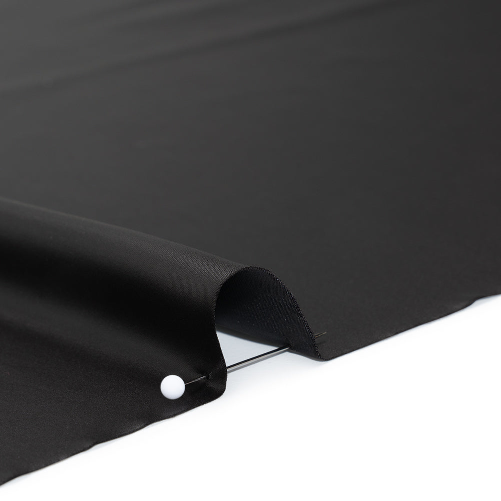 Polyester Liquid Charmeuse - Black Polyester Liquid Charmeuse - Black