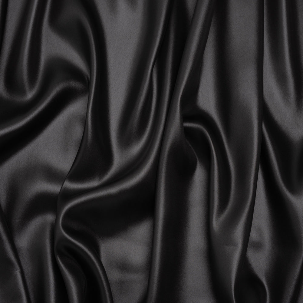 Polyester Liquid Charmeuse - Black Polyester Liquid Charmeuse - Black