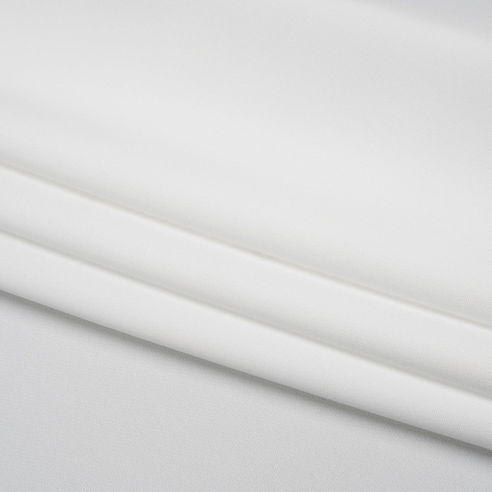 Soft Double Face Polyester Twill - White - Viola Collection Soft Double Face Polyester Twill - White - Viola Collection