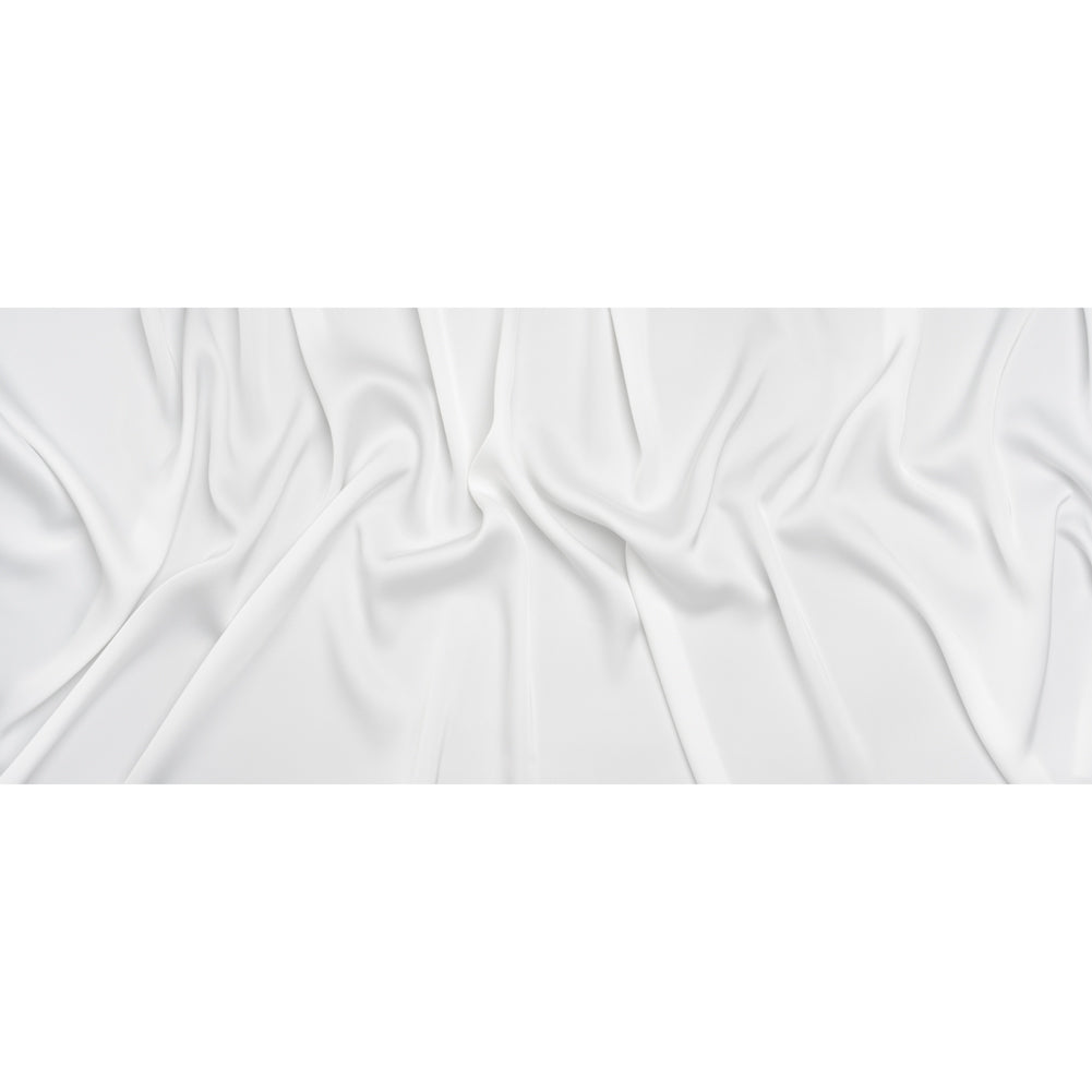 Soft Double Face Polyester Twill - White - Viola Collection Soft Double Face Polyester Twill - White - Viola Collection