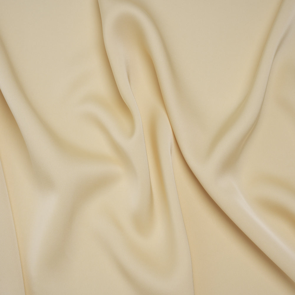 Soft Double Face Polyester Twill - Light Beige - Viola Collection Soft Double Face Polyester Twill - Light Beige - Viola Collection